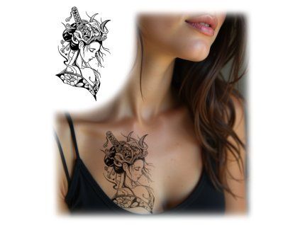 Démonická krása – dočasné tetování INked