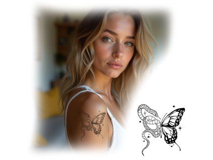 Dvojí krása – dočasné tetování INked