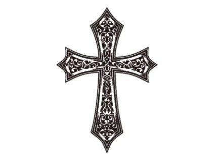 Symbol víry – dočasné tetování INked