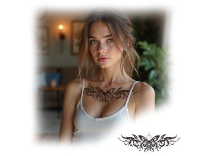 Noční symfonie – dočasné tetování INked