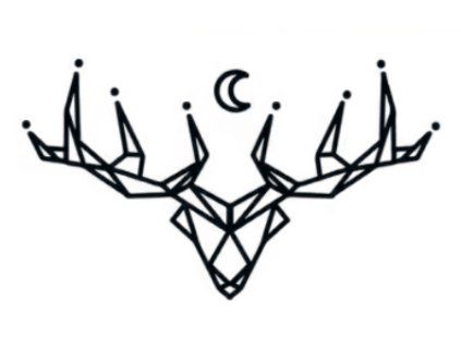 Měsíční chodec – dočasné tetování INked