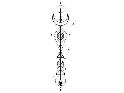 Měsíční mystika – dočasné tetování INked