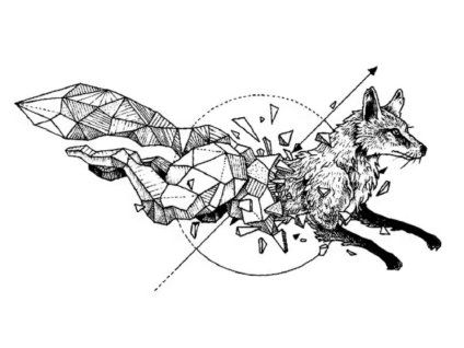 Liščí svoboda – dočasné tetování INked
