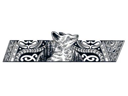 Lesní strážce – dočasné tetování INked