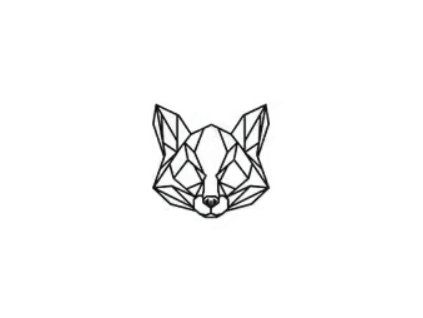 Liška v liniích – dočasné tetování INked