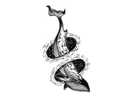 Kosmický plavec – dočasné tetování INked