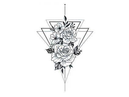 Esence růže – dočasné tetování INked