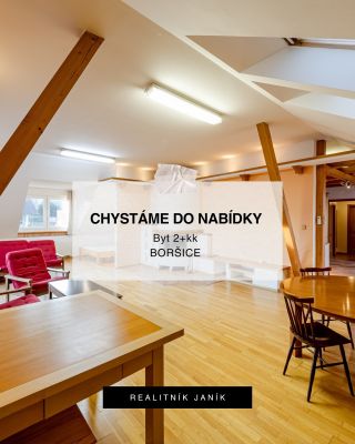 Pronájem bytu 2+kk – 105 m², Boršice Nabízíme k pronájmu prostorný byt o dispozici 2+kk a podlahové ploše 105 m² v obci...