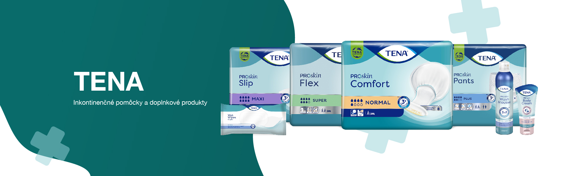 Inkontinenčné produkty TENA