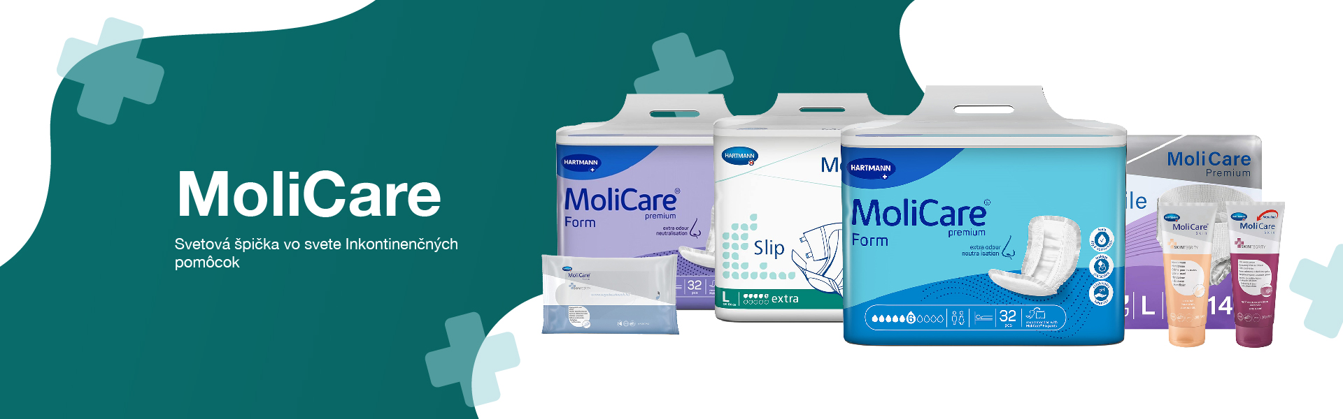 MoliCare inkontinenčné pomôcky