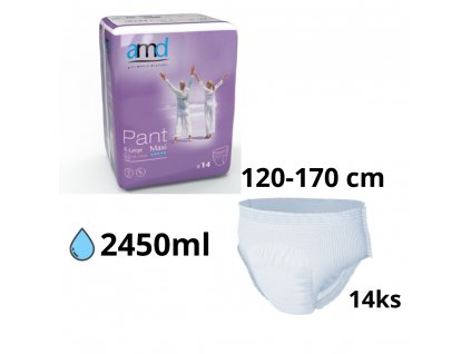 AMD PANT MAXI veľ. XL –plienkové nohavičky (14ks)