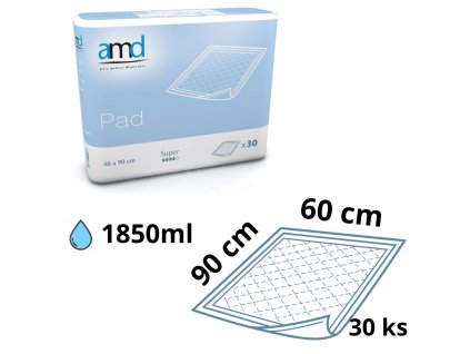 AMD PAD Super 60x90 cm podložka pod pacienta (30ks)