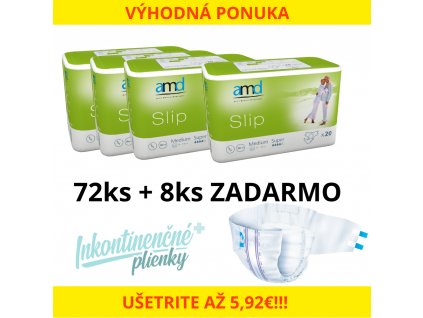 akcia plienky amd slip super large