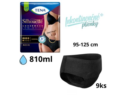 TENA SILHOUETTE NORMAL Noir L