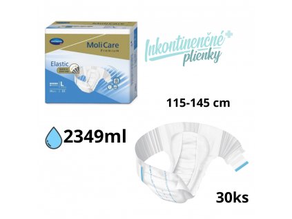 MoliCare Premium Elastic 6 kvapiek L