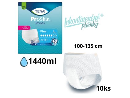 nohavicky tena pants plus l 10ks