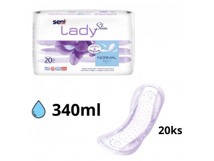 Seni Lady Slim NORMAL urologické vložky pre ženy, 20ks