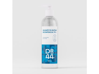 DR.44 Okamžitá ručná dezinfekcia 75% – pumpička 250 ml