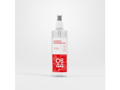DR.44 Okamžitá dezinfekcia 85% – rozprašovač 250 ml