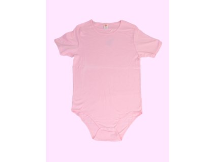 Plain PINK (short)  onesie - XL