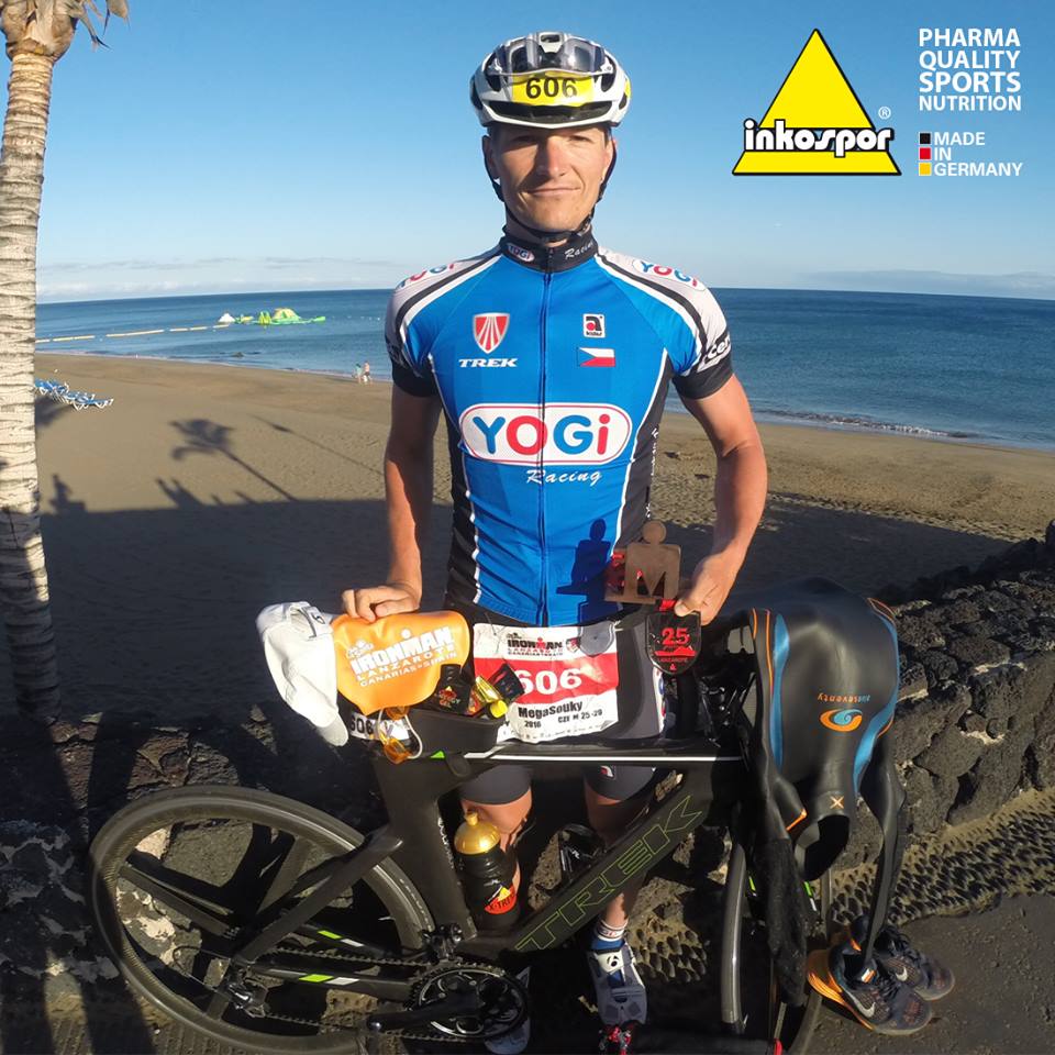 Petr Soukup je vicemistr světa v dlouhém triatlonu. 