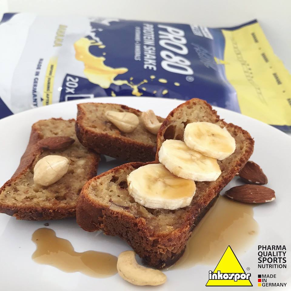 recept | “banana bread” s banánovým proteinem.