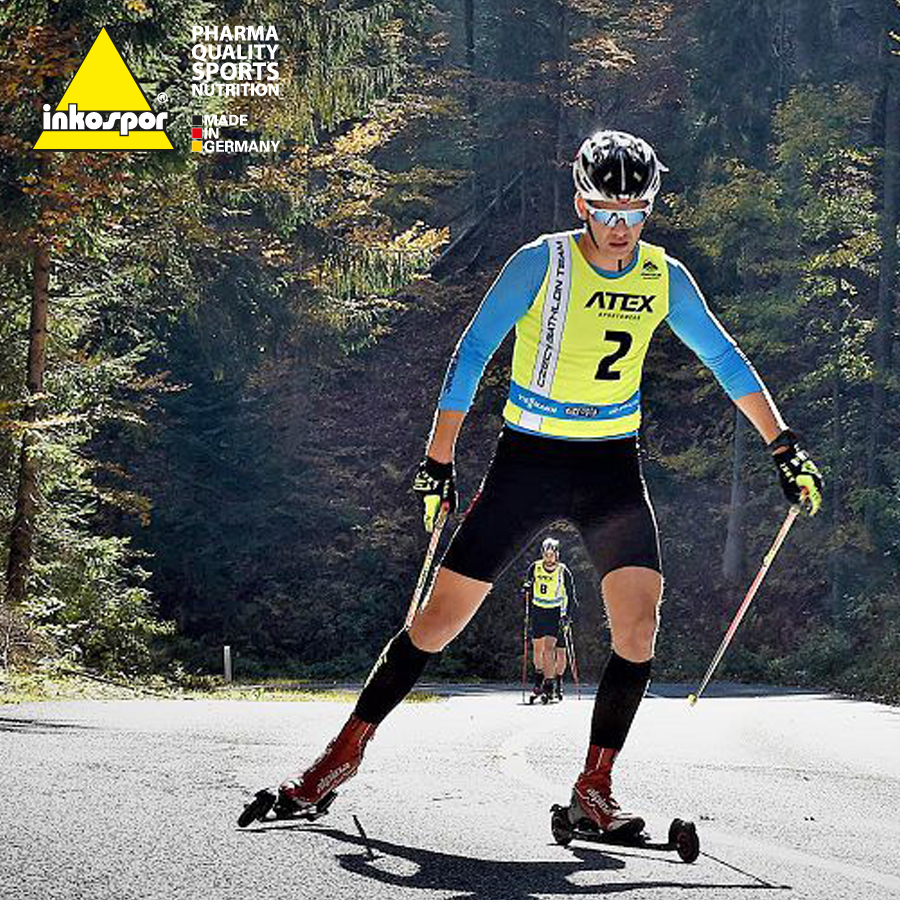 Biatlonista Adam Václavík je zpátky v tréninku.