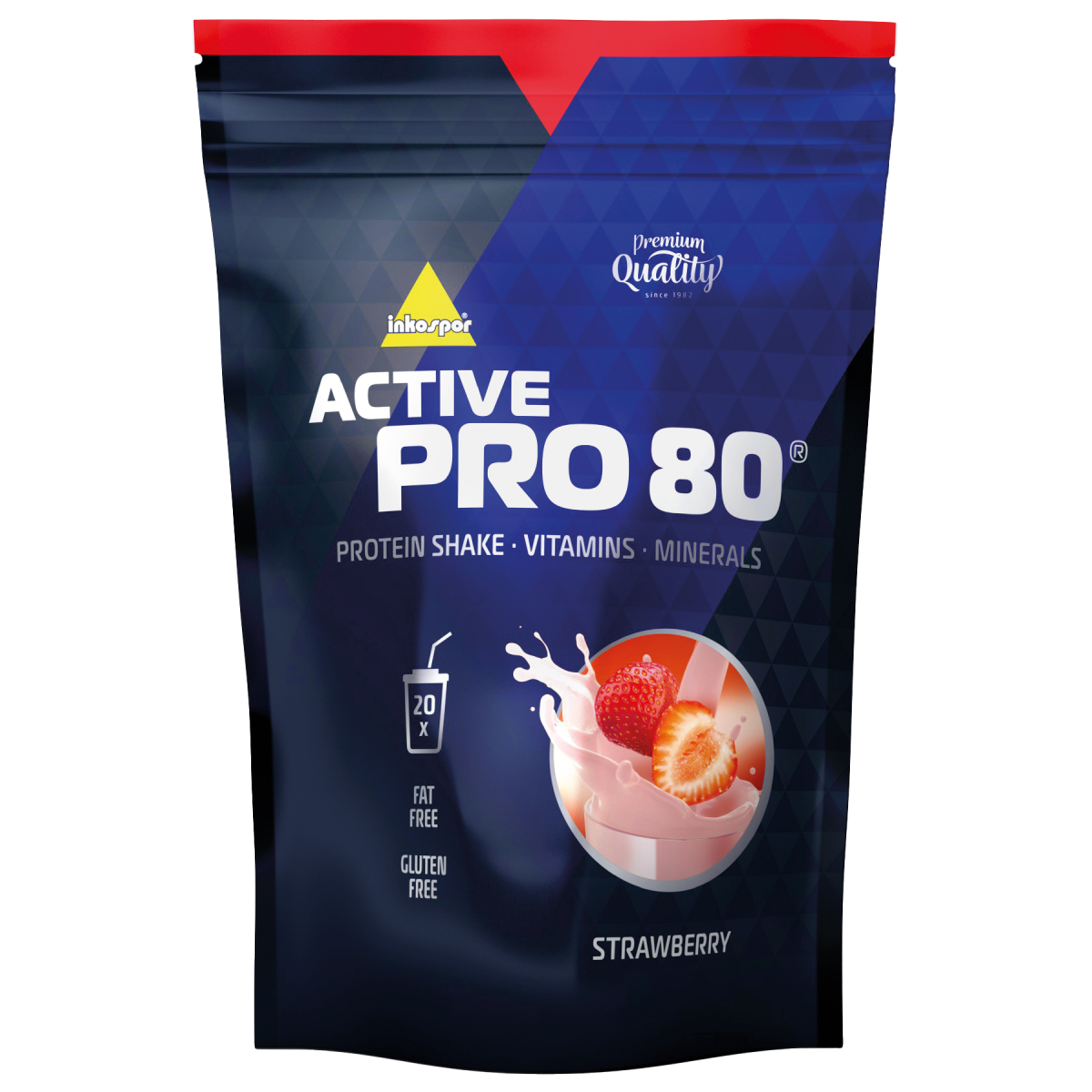 Inkospor ACTIVE PRO 80 Protein 500 g příchuť: Jahoda