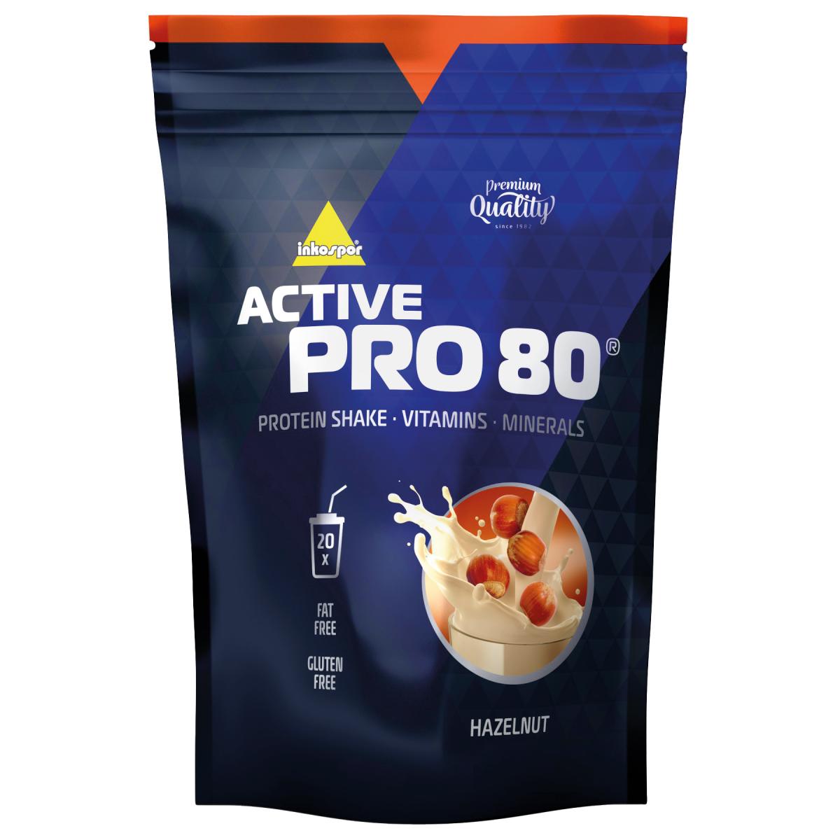 Inkospor ACTIVE PRO 80 Protein 500 g příchuť: Lískový oříšek