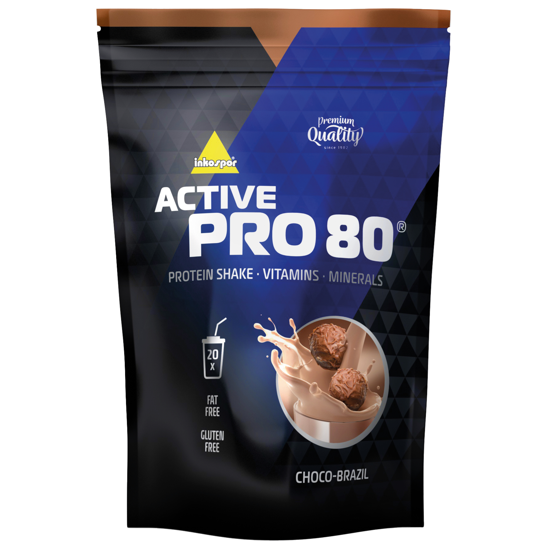 Inkospor ACTIVE PRO 80 Protein 500 g příchuť: Brazilská čokoláda