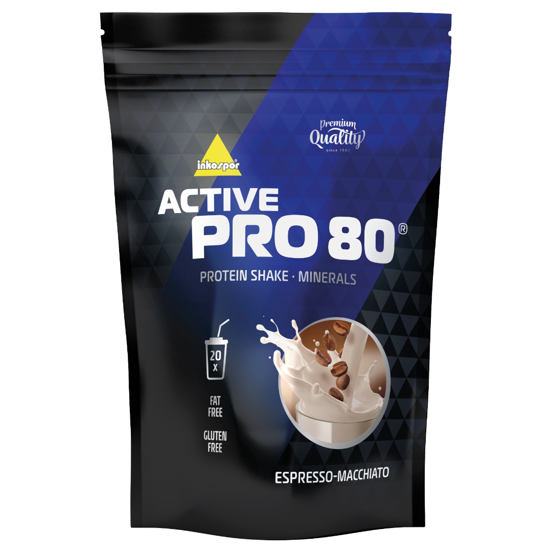 Inkospor ACTIVE PRO 80 Protein 500 g příchuť: Espresso macchiato