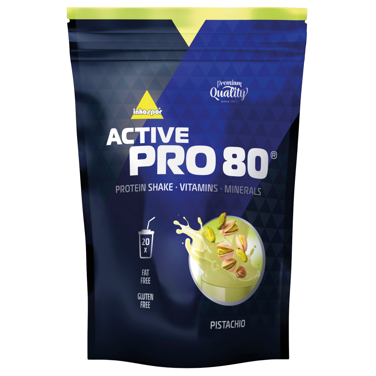Inkospor ACTIVE PRO 80 Protein 500 g příchuť: Pistácie