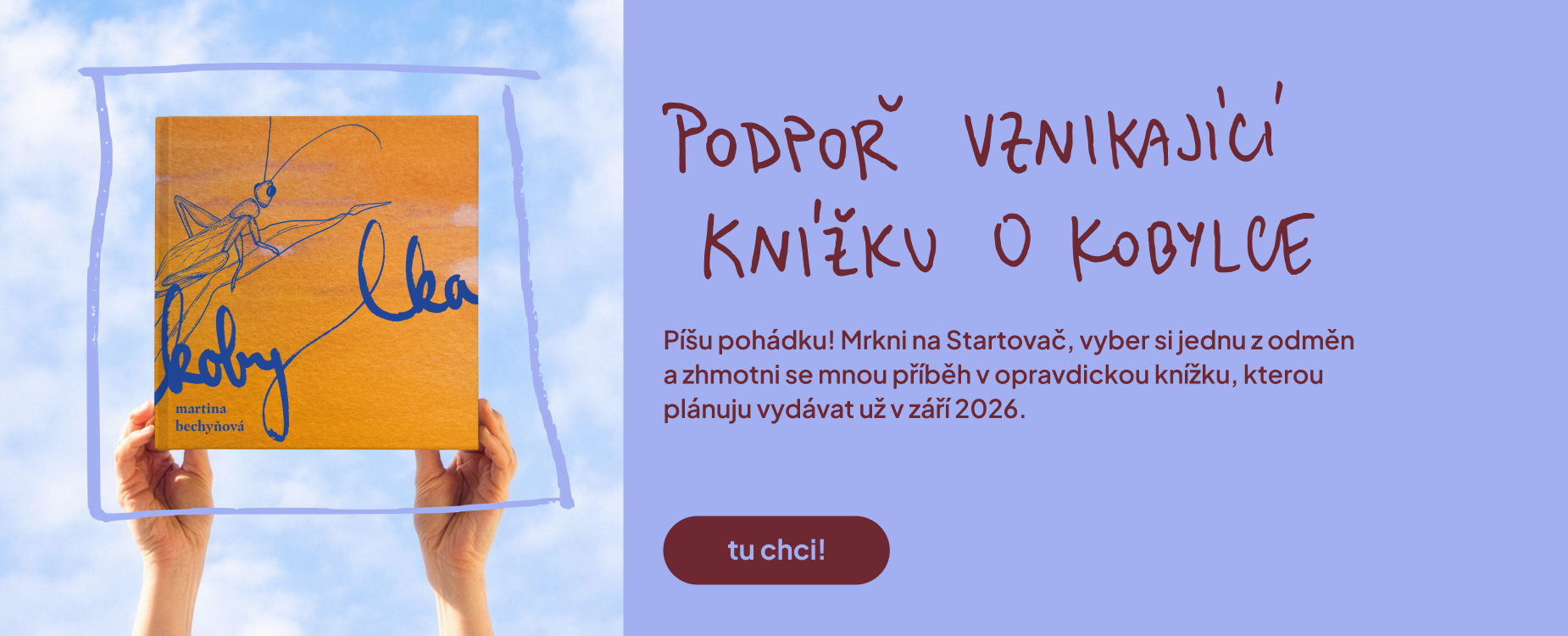 podpoř pohádku o kobylce