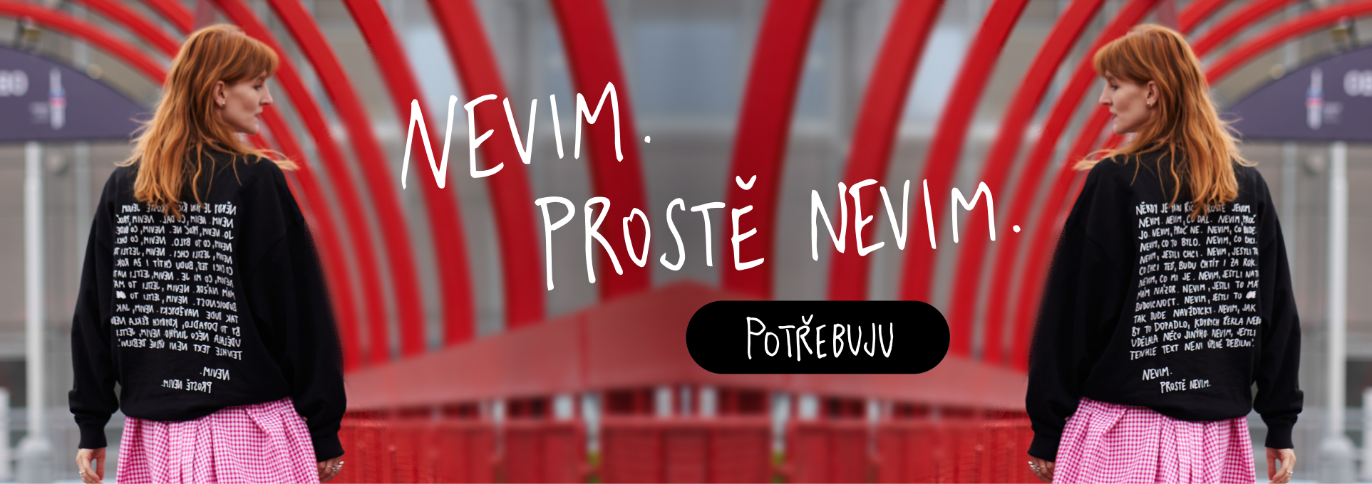 Inkoustová tečka: Mikina NEVIM