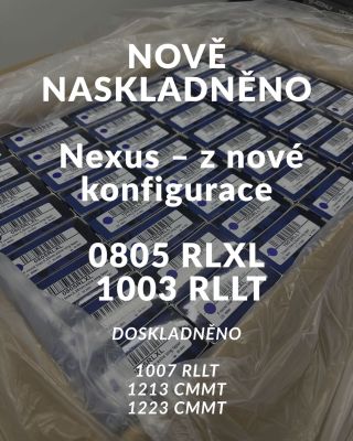 Naskladnili jsme další nové konfigurace od značky Nexus. Nově u nás najdete úplné novinky: • 0805 RLXL • 1003 RLLT Zároveň...