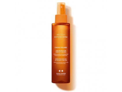 SUN CARE OIL moderate sun - Olej na tělo - střední ochrana (vhodný i na vlasy) - 150ml, láhev