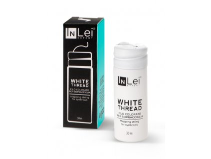 inlei white thread filo bianco per tracciare le sopracciglia
