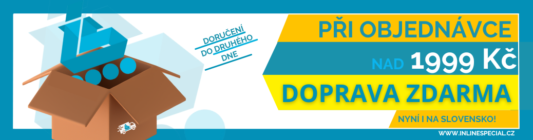 Doprava zdarma při nákupu nad 2000 korun.