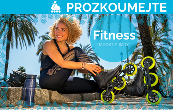 Fitness inline brusle dámské i pánské, velký výběr skladem v Praze.