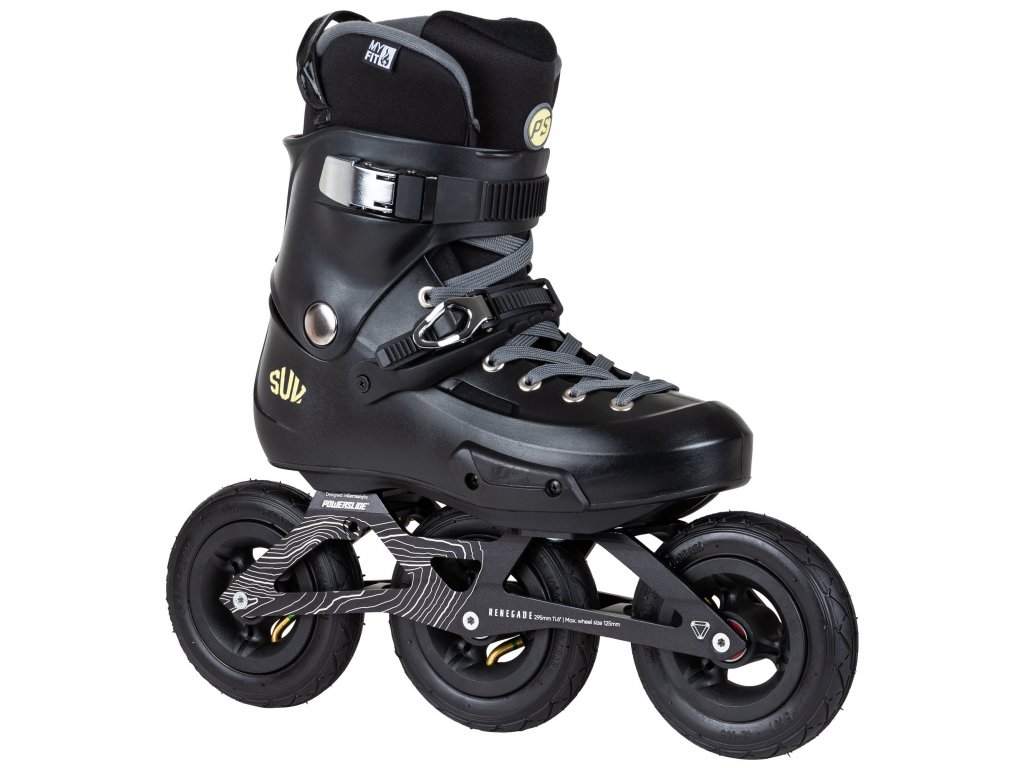 Kolečkové brusle Powerslide SUV Zoom Renegade 125 Trinity (Velikost EU 45–46)