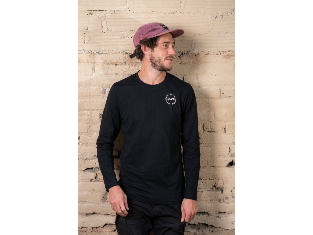 triko s dlouhým rukávem USD Heritage longsleeve black - (Velikost XL)