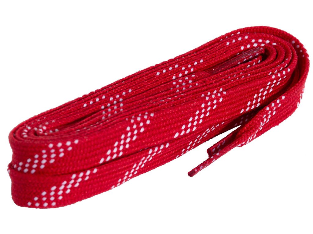 Voskované tkaničky Powerslide MY FIT Waxed Laces Red - (Velikost 200cm)