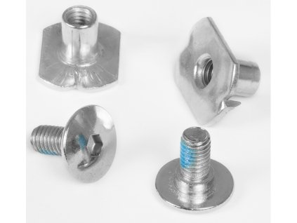 123 nahradni srouby powerslide next cuff screw set silver 2ks
