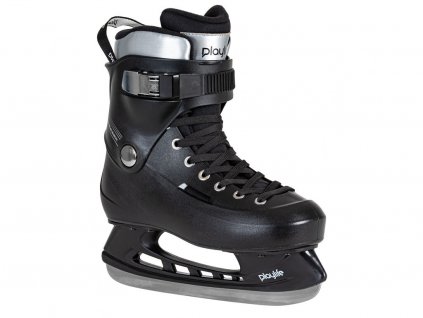 ledni brusle skeletove pevne 902269 Playlife Powerslide Freezer Black cerne