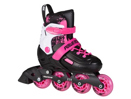 Dětské kolečkové brusle Powerslide Khaan Magic Pink (Velikost EU 39–42)