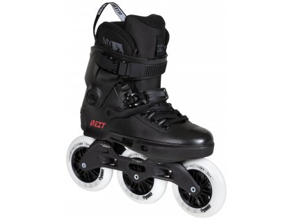 Kolečkové brusle Powerslide Next Core Black 110 Trinity - EU (Velikost EU 48-49)