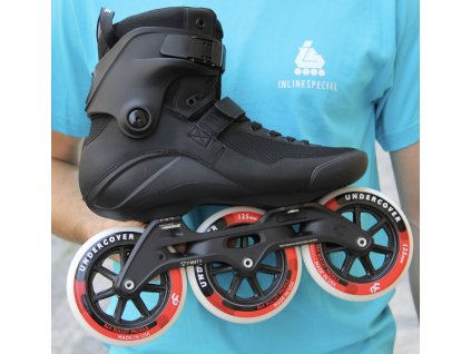 Kolečkové brusle Powerslide Swell Triple Black 125 Trinity (Velikost EU 47)