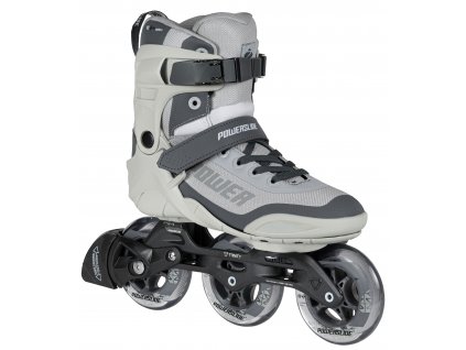 Kolečkové brusle Powerslide Phuzion Krypton Grey 100 Trinity (Velikost EU 45)