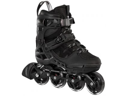 Kolečkové brusle Powerslide Phuzion Argon Black 80 Trinity (Velikost EU 47)