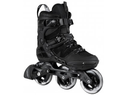 Kolečkové brusle Powerslide Phuzion Argon Black 100 Trinity (Velikost EU 47)
